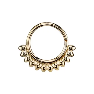 BVLA 14K Solid Yellow Gold Janus Seam Ring