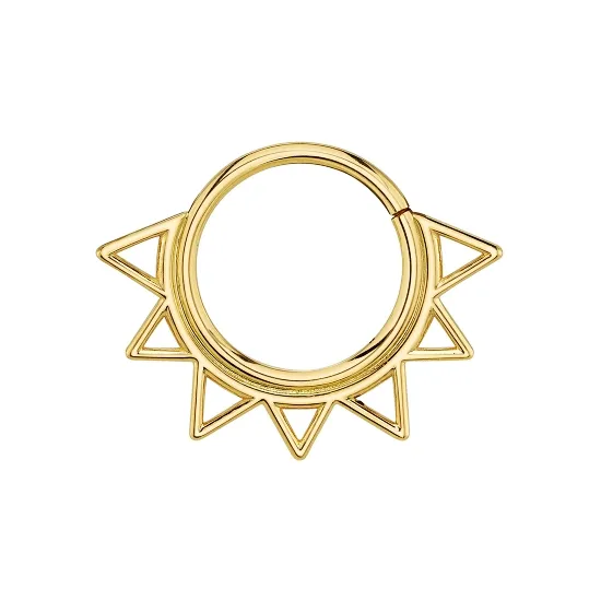 BVLA 14K Solid Yellow Gold Kasbah Seam Ring