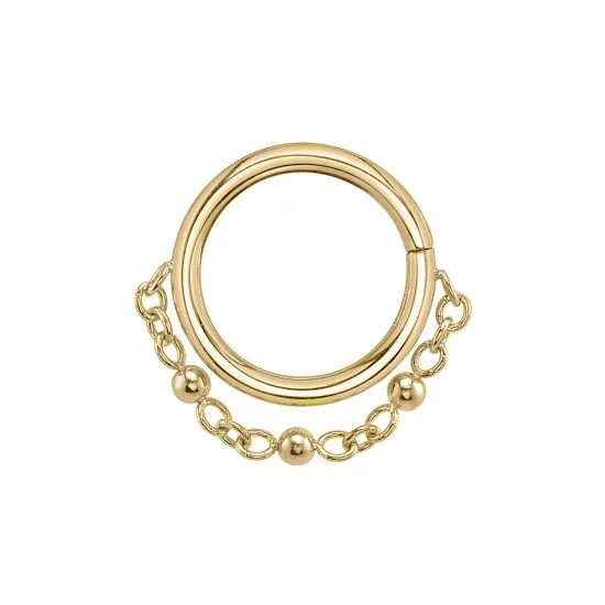 BVLA 14K Solid Yellow Gold Rhys Seam Ring
