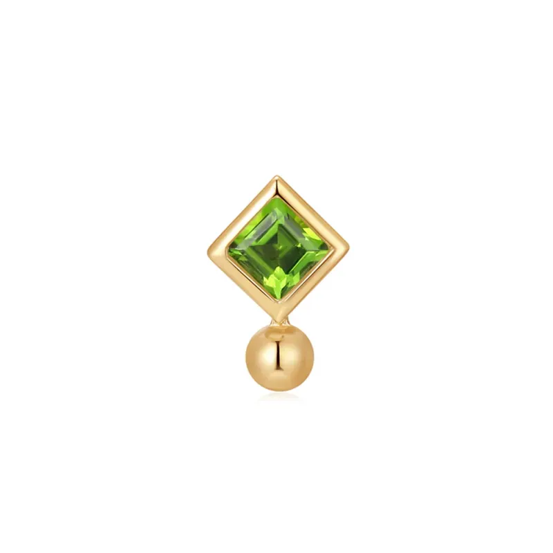 Ember Solid 14K Yellow Gold Matcha