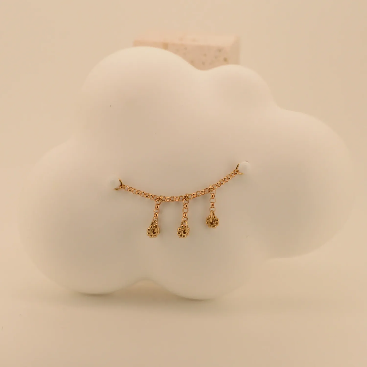 Hialeah 14K Solid Yellow Gold Chain - Flower Child