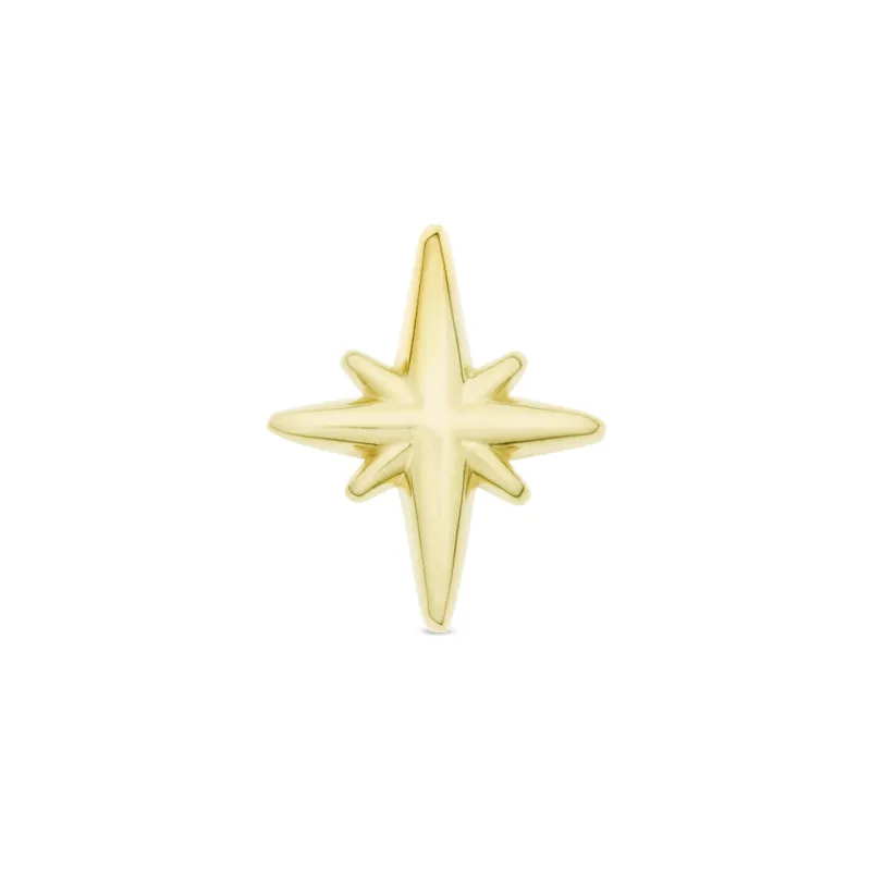 Alchemy Adornment 14K Solid Yellow Gold Mini Bangarang - Mirror Finish