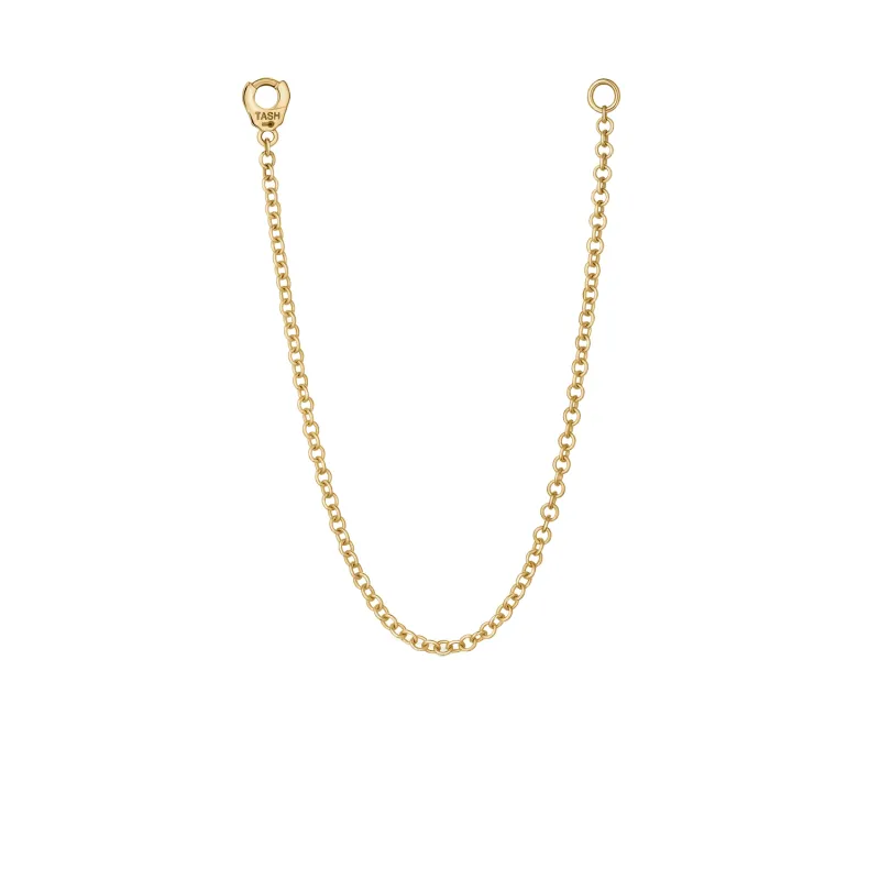 Maria Tash Solid 14K Solid Yellow Gold -Single Chain Connecting Charm
