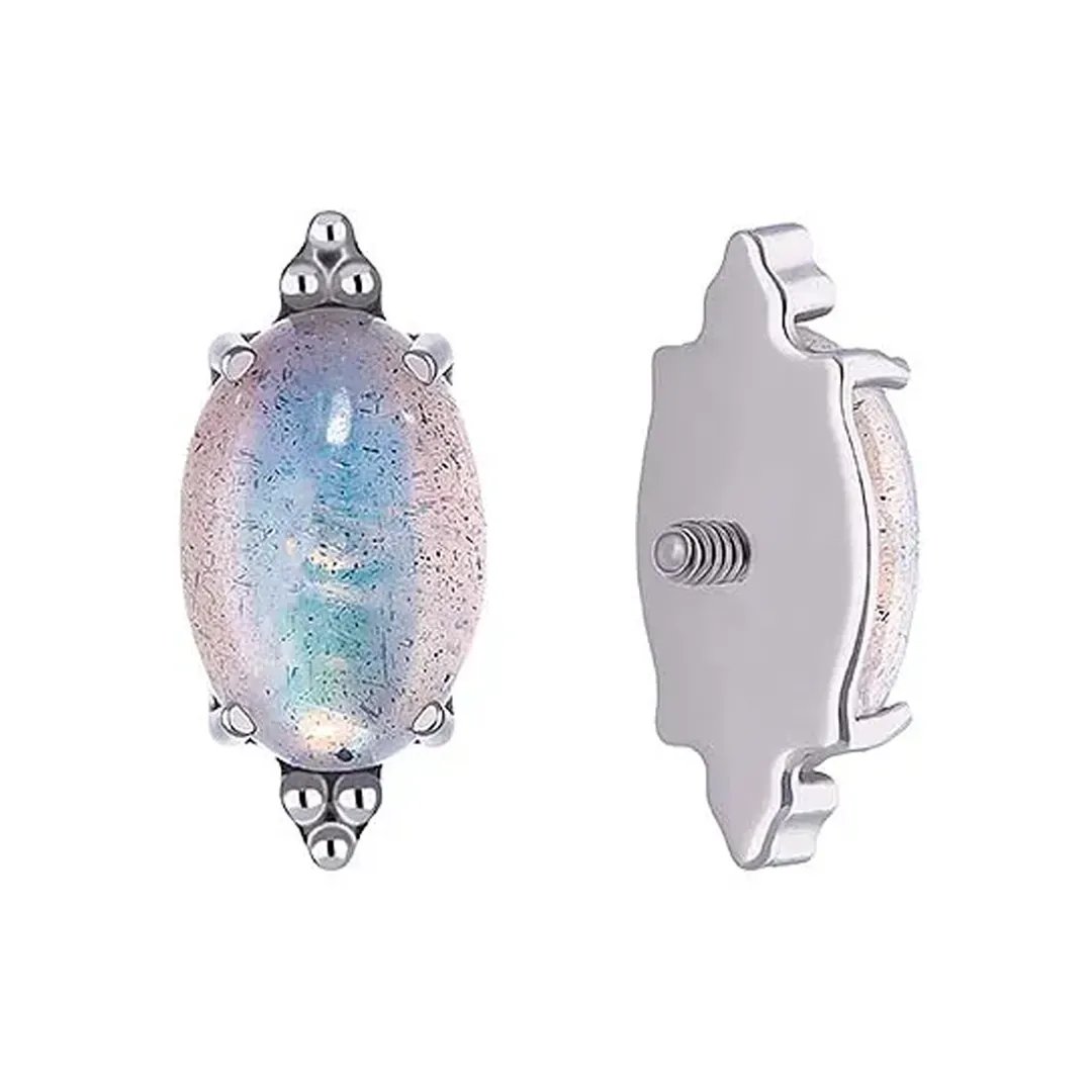 Tremun Titanium Threaded End Nola - Labradorite Tremun Titanium Threaded End Nola - Labradorite