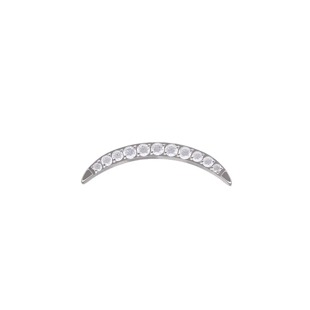 Tremun Titanium Threaded End Athena - White CZ
