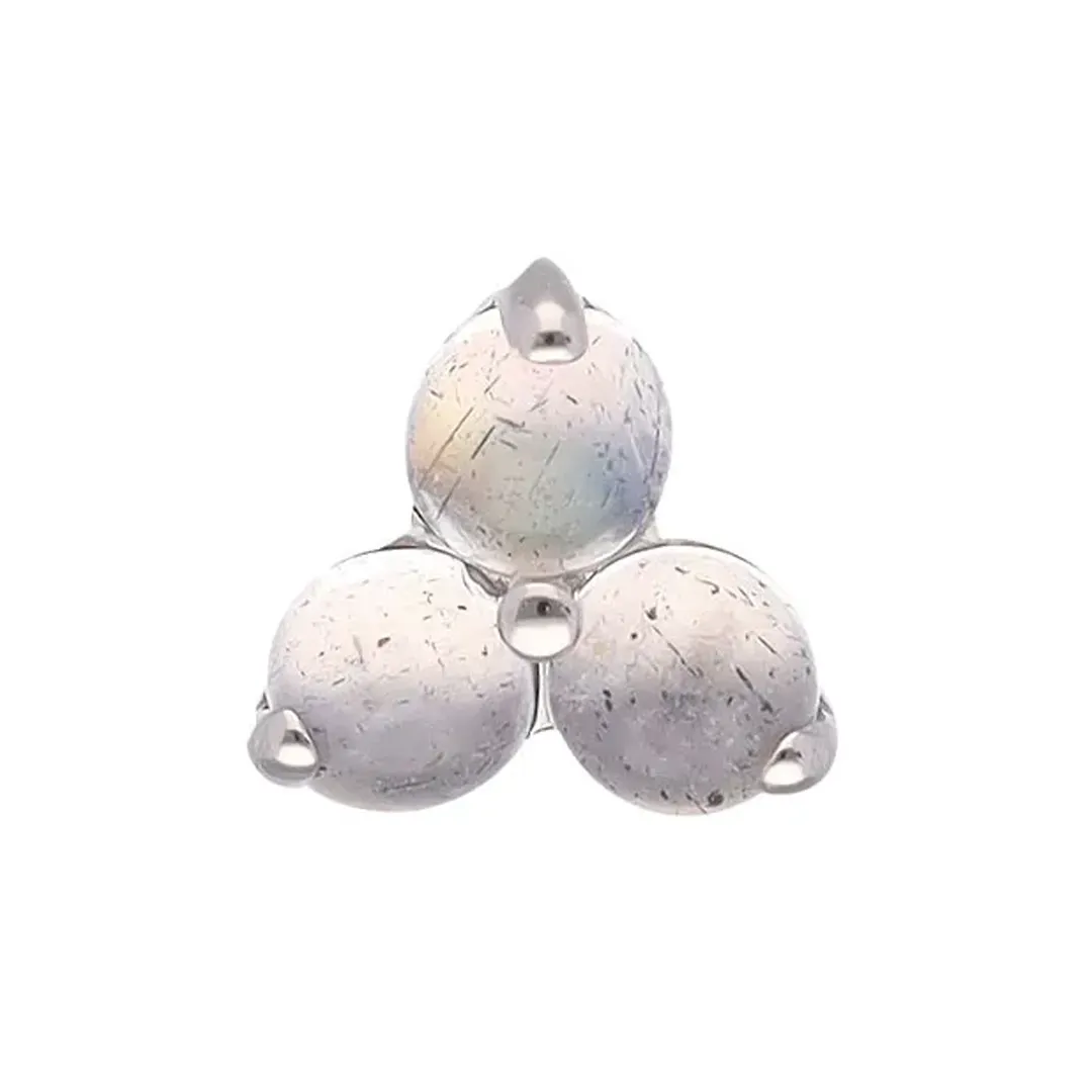 Tremun Titanium Threaded End Trinity - Labradorite