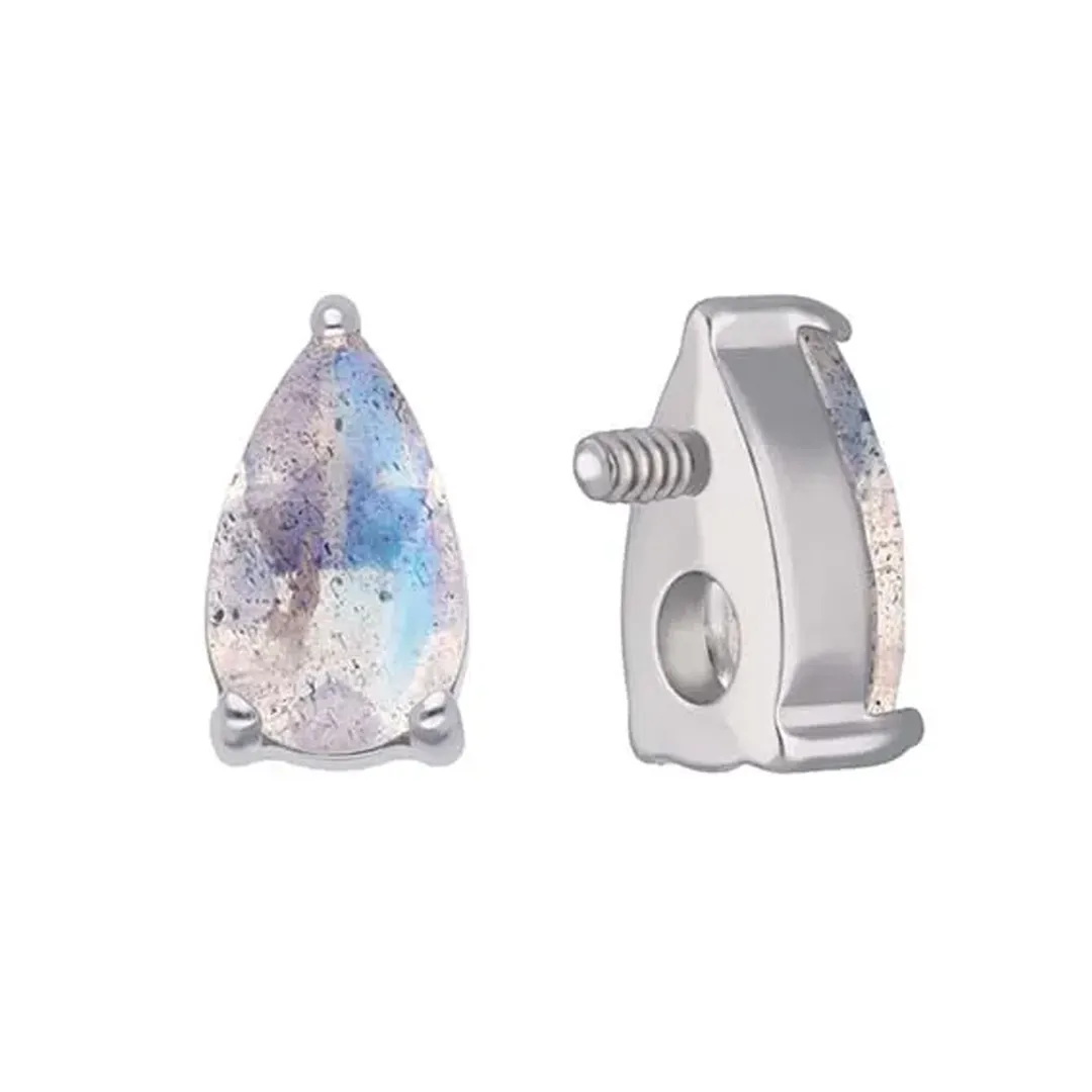 Tremun Titanium Threaded End Stacy - Labradorite