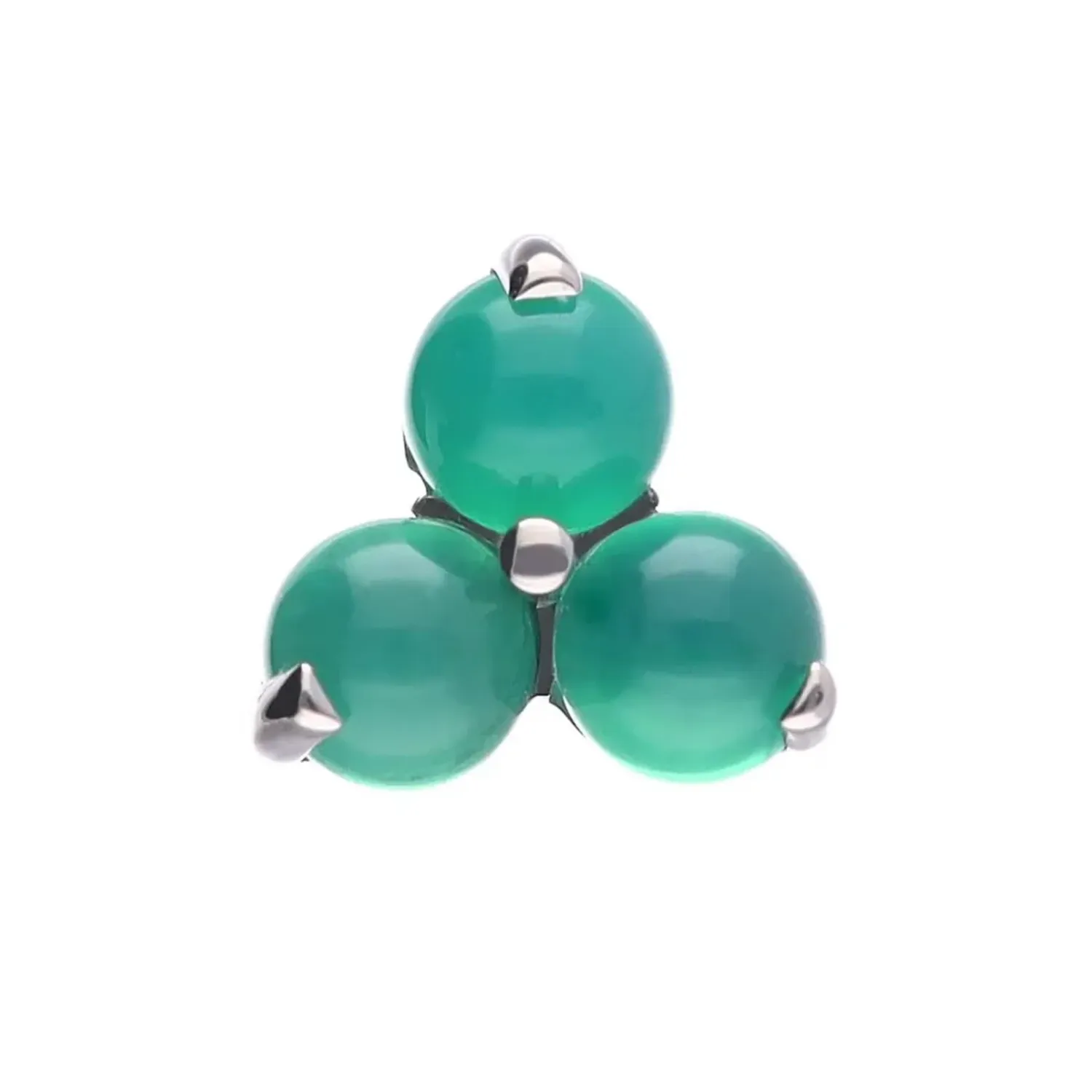Tremun Titanium Threaded End Trinity - Green Onyx Synthetic Tremun Titanium Threaded End Trinity - Green Onyx Synthetic