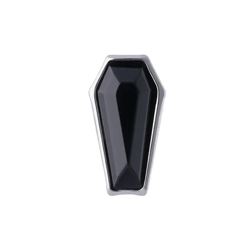 Tremun Titanium Threaded End Gem Coffin - Onyx