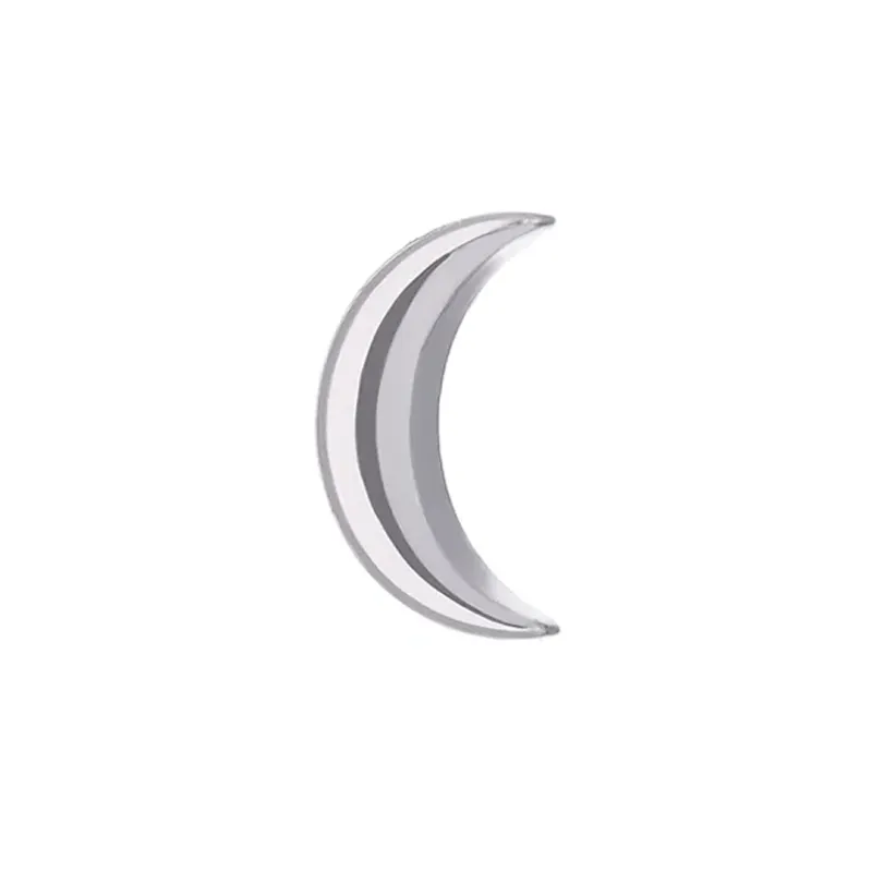 Tremun Titanium Threaded End - Crescent Moon