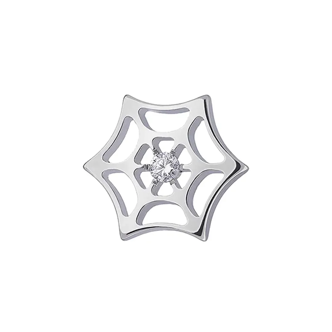 Tremun Titanium Threaded End Shadow Web - White CZ Tremun Titanium Threaded End Shadow Web - White CZ