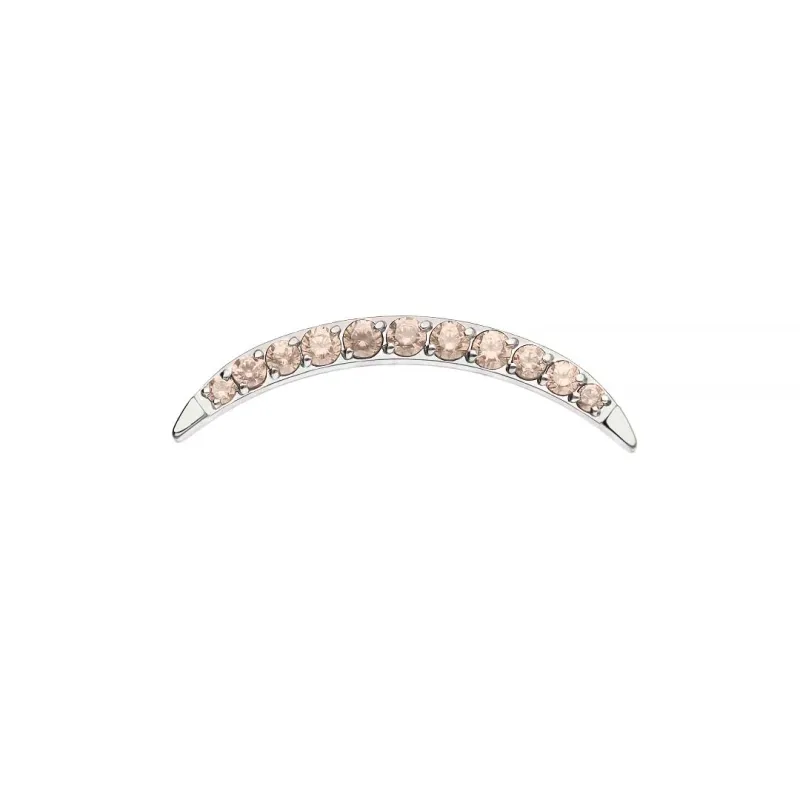 Tremun Titanium Threaded End Athena - Champagne CZ