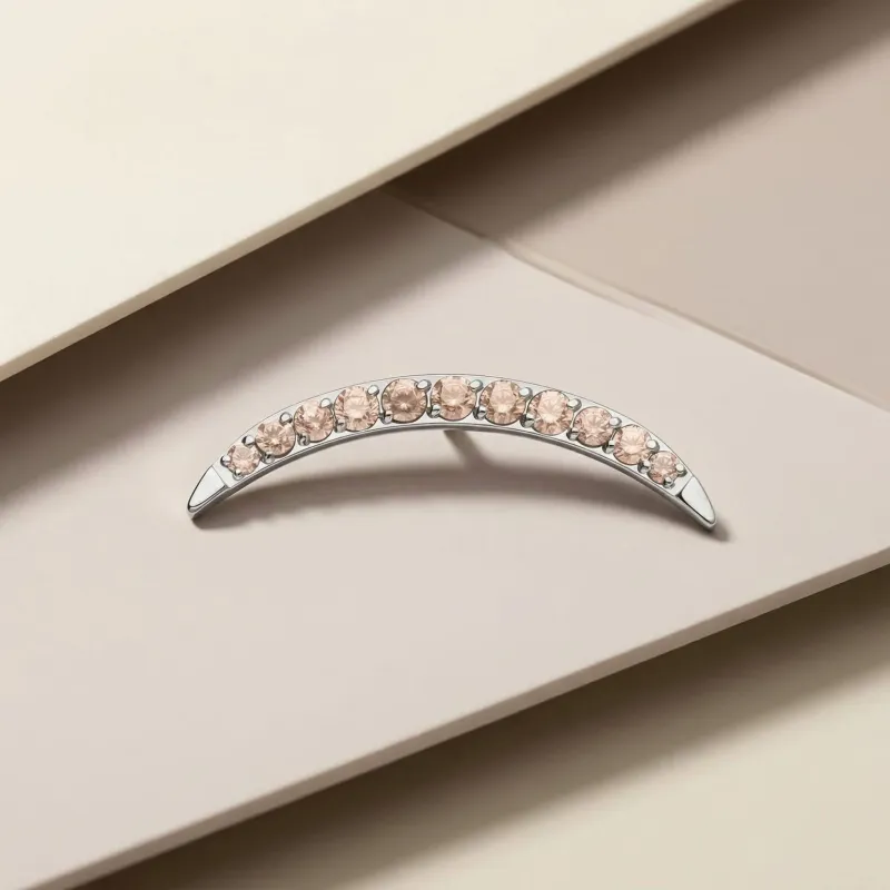 Tremun Titanium Threaded End Athena - Champagne CZ