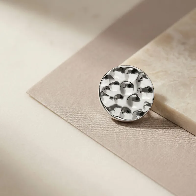 Tremun Titanium Threaded End - Hammered Disc