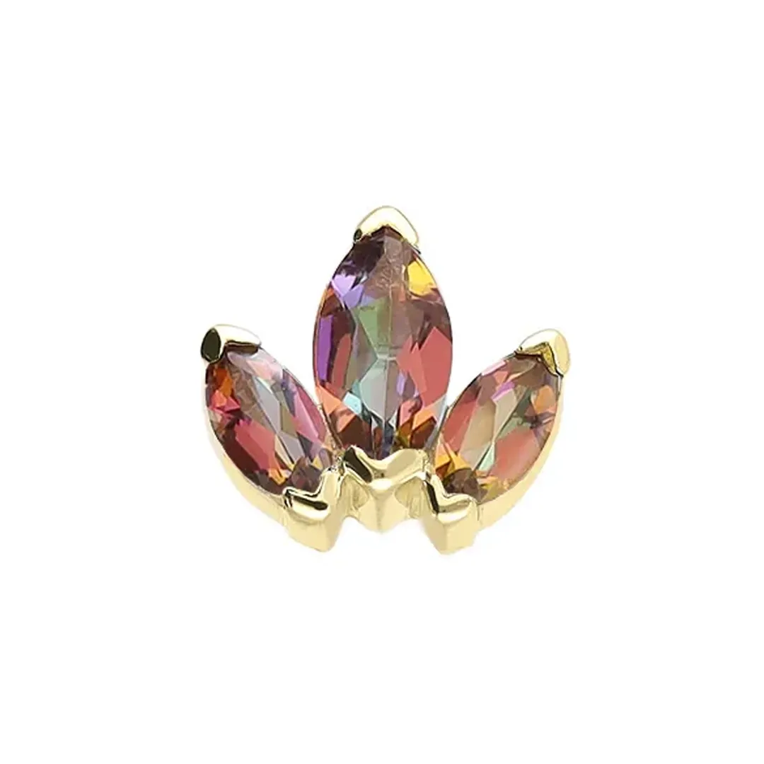 Tremun 14K Solid Yellow Gold Josie - Mystic Topaz