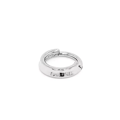 Zadamer Titanium  Double Weld Facetted Clicker Ring