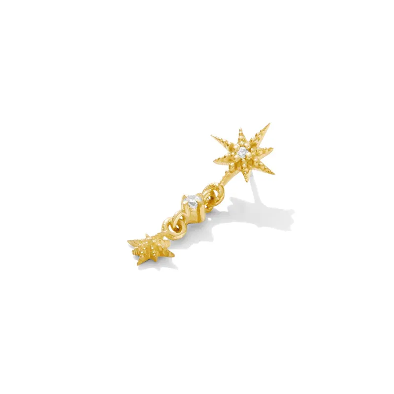 Tawapa 14K Solid Yellow Gold Lumina - White CZ