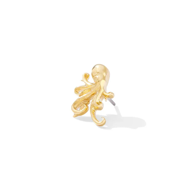 Tawapa 14K Solid Yellow Gold Octopus