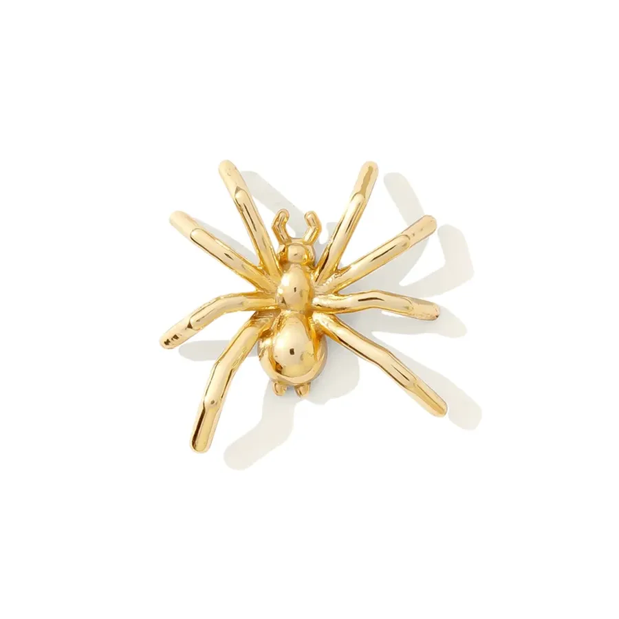 Tawapa 14K Solid Yellow Gold Spider