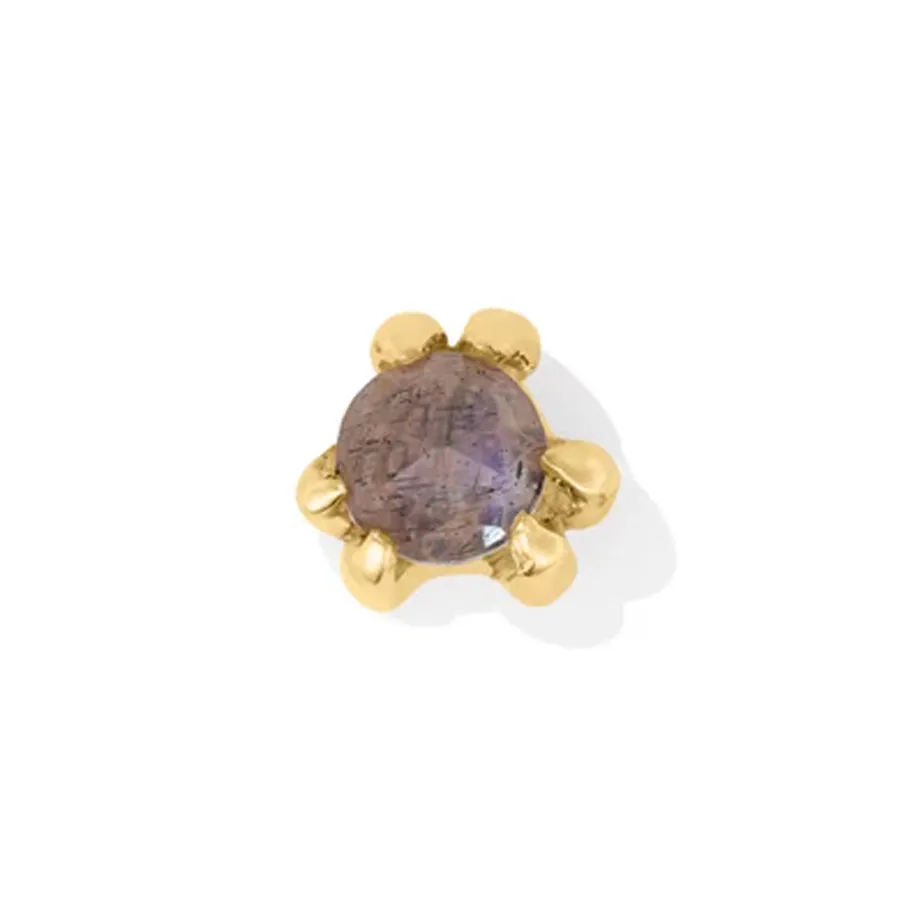 Tawapa 14K Solid Yellow Gold Iris - Labradorite