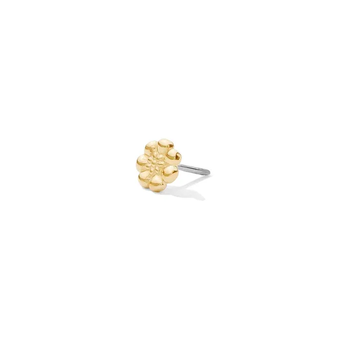 Tawapa 14K Solid Yellow Gold Daisy