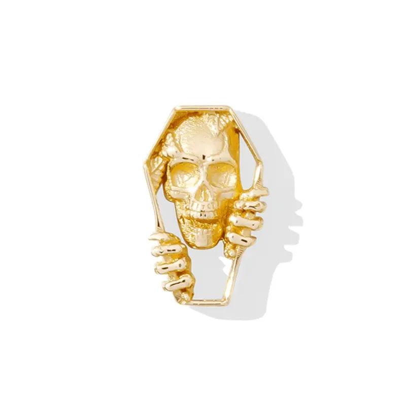 Tawapa 14K Solid Yellow Gold Coffin