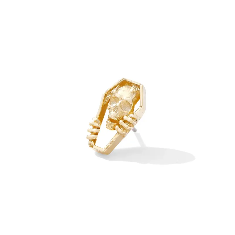 Tawapa 14K Solid Yellow Gold Coffin