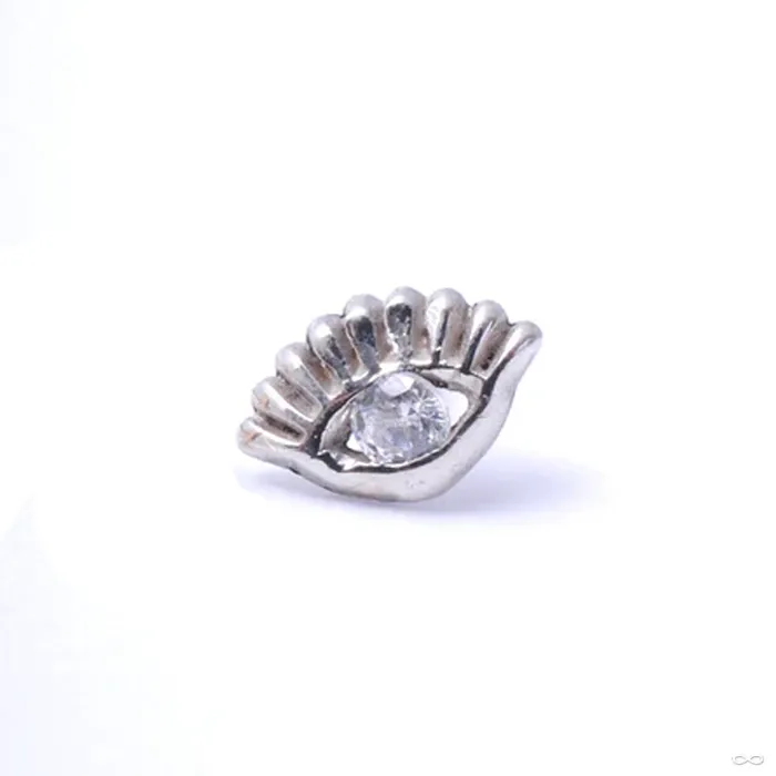 Maya 14K Solid White Gold Protector End Maya 14K Solid White Gold Protector End