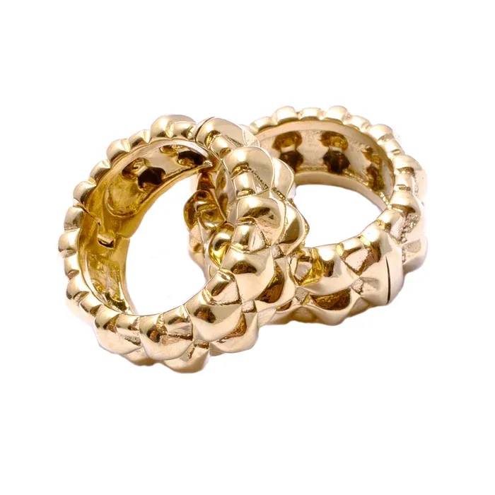 Tether 18K Gold Coated Stainless Steel Portal Earweights Tether 18K Gold Coated Stainless Steel Portal Earweights