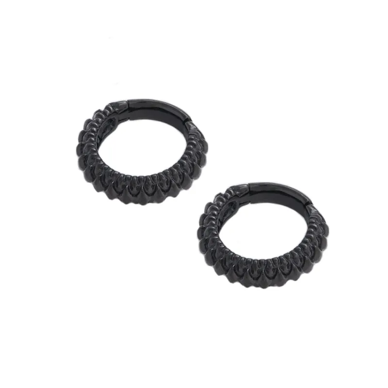 Tether Obsidian Plated Stainless Steel Vitae Earweights Tether Obsidian Plated Stainless Steel Vitae Earweights