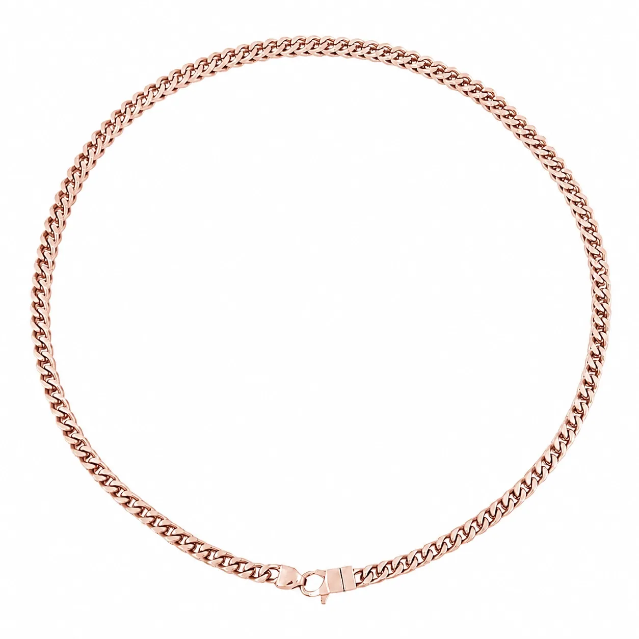 Tether Franco Spinal Chain - Rose Gold Plated Tether Franco Spinal Chain - Rose Gold Plated