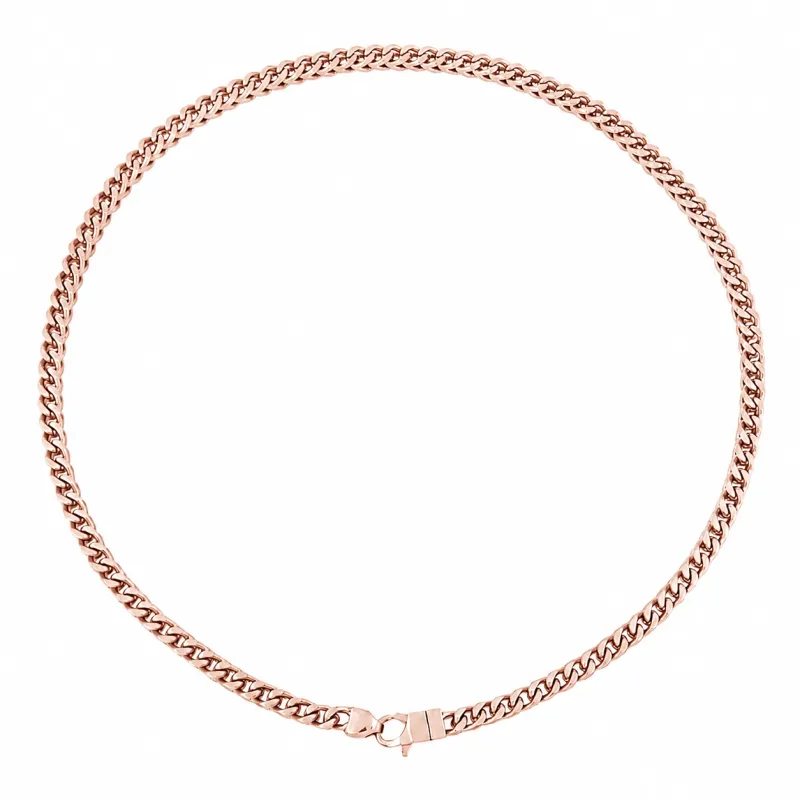 Tether Franco Spinal Chain - Rose Gold Plated