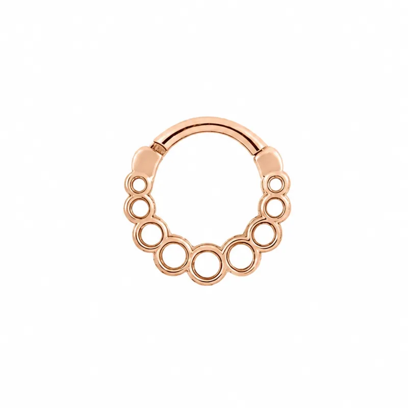 Tether Pod Clicker Ring - Rose Gold Plated