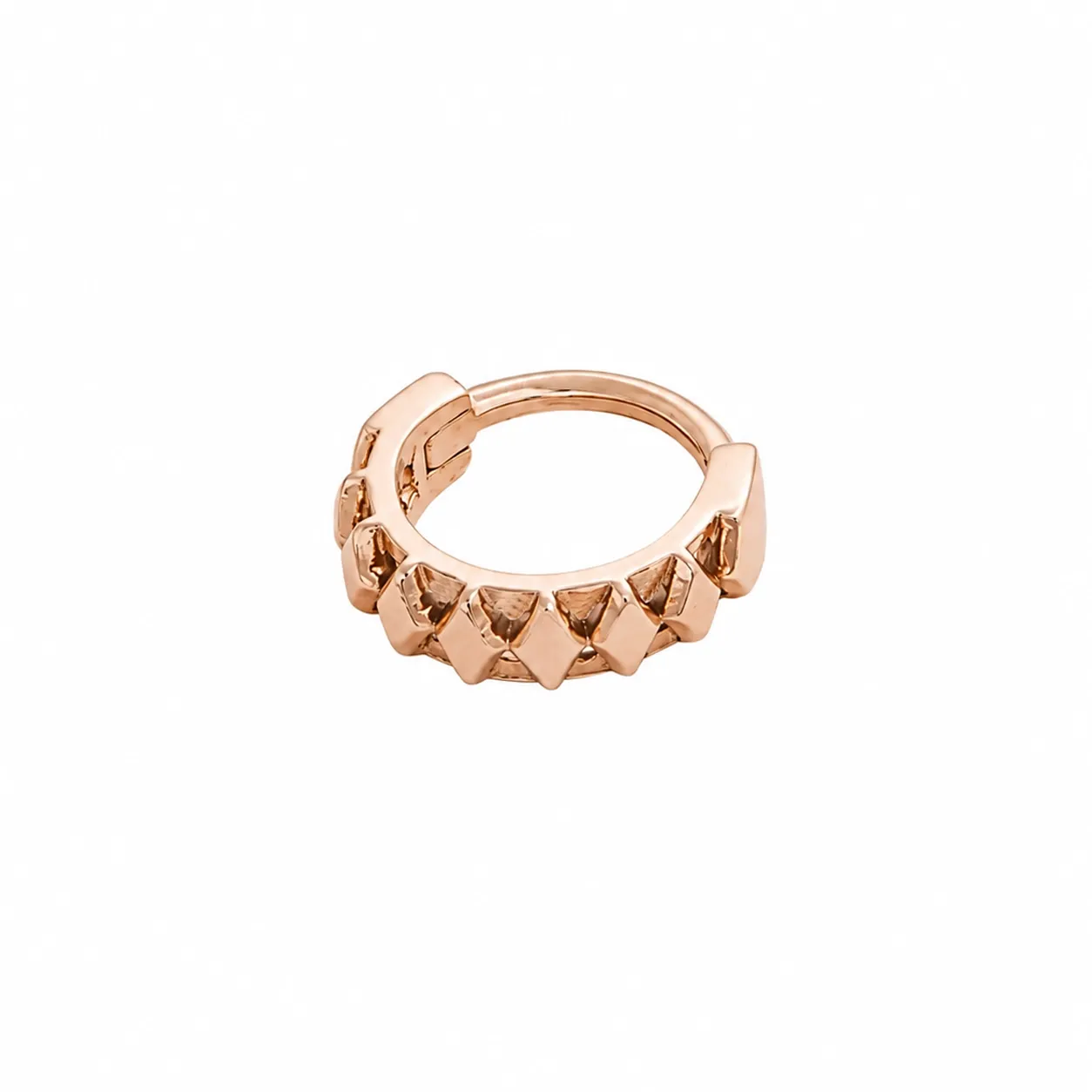 Tether Clicker Carbonado - 18K Rose Gold Plated
