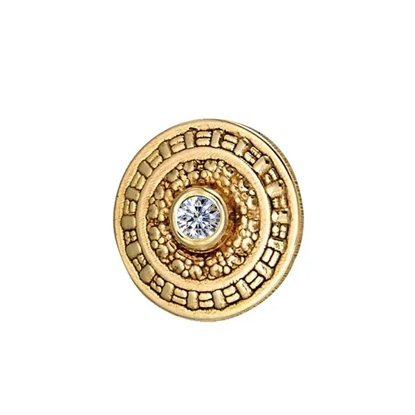 Body Gems 14K Solid Yellow Gold Relic - White CZ