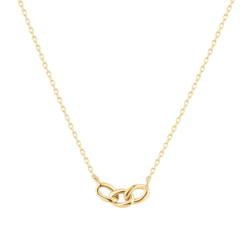 Buddha Jewelry & Rion Colab 14K Solid Gold Triple Link Chain