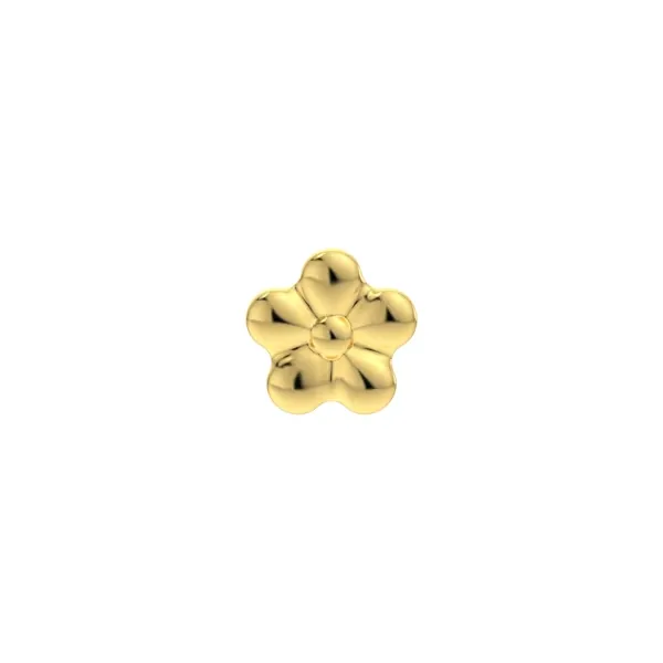 Leroi 14K solid Yellow Gold Threadless End - Buttercup