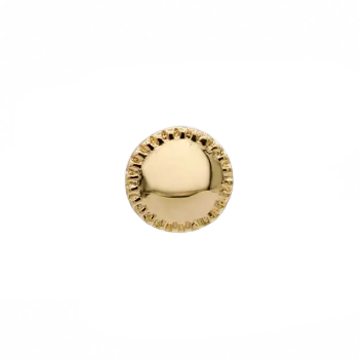 Tether 14K Solid Yellow Gold Threadless End - Alpha 01