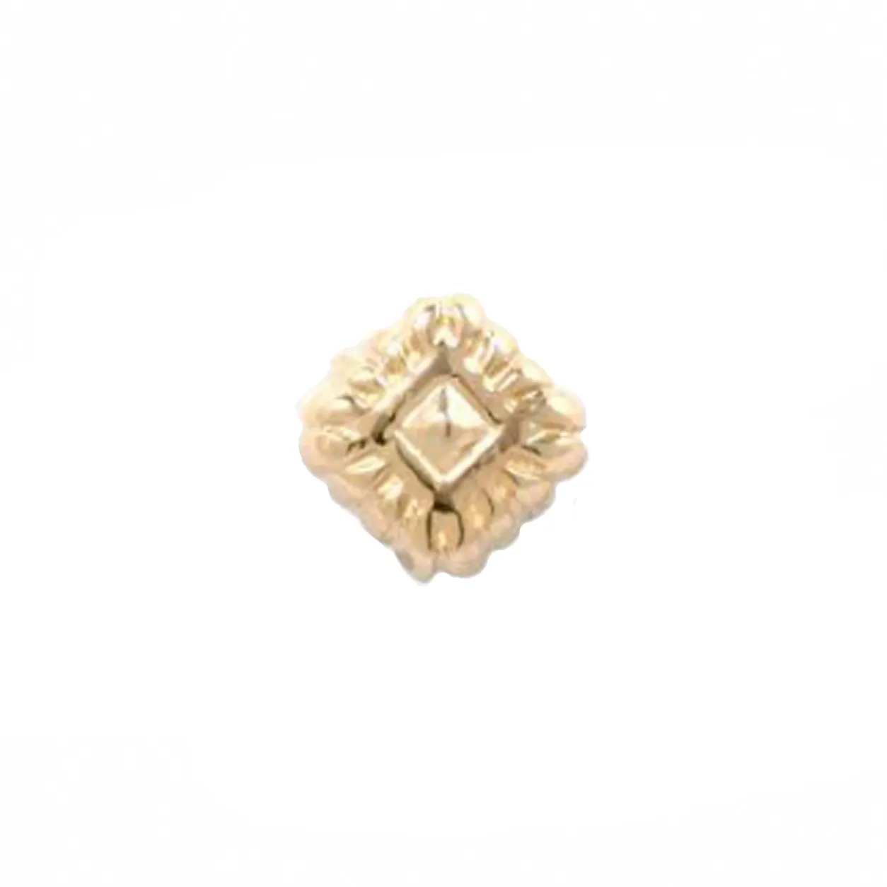Tether 14K Solid Yellow Gold Threadless End - Zeta 04 Tether 14K Solid Yellow Gold Threadless End - Zeta 04