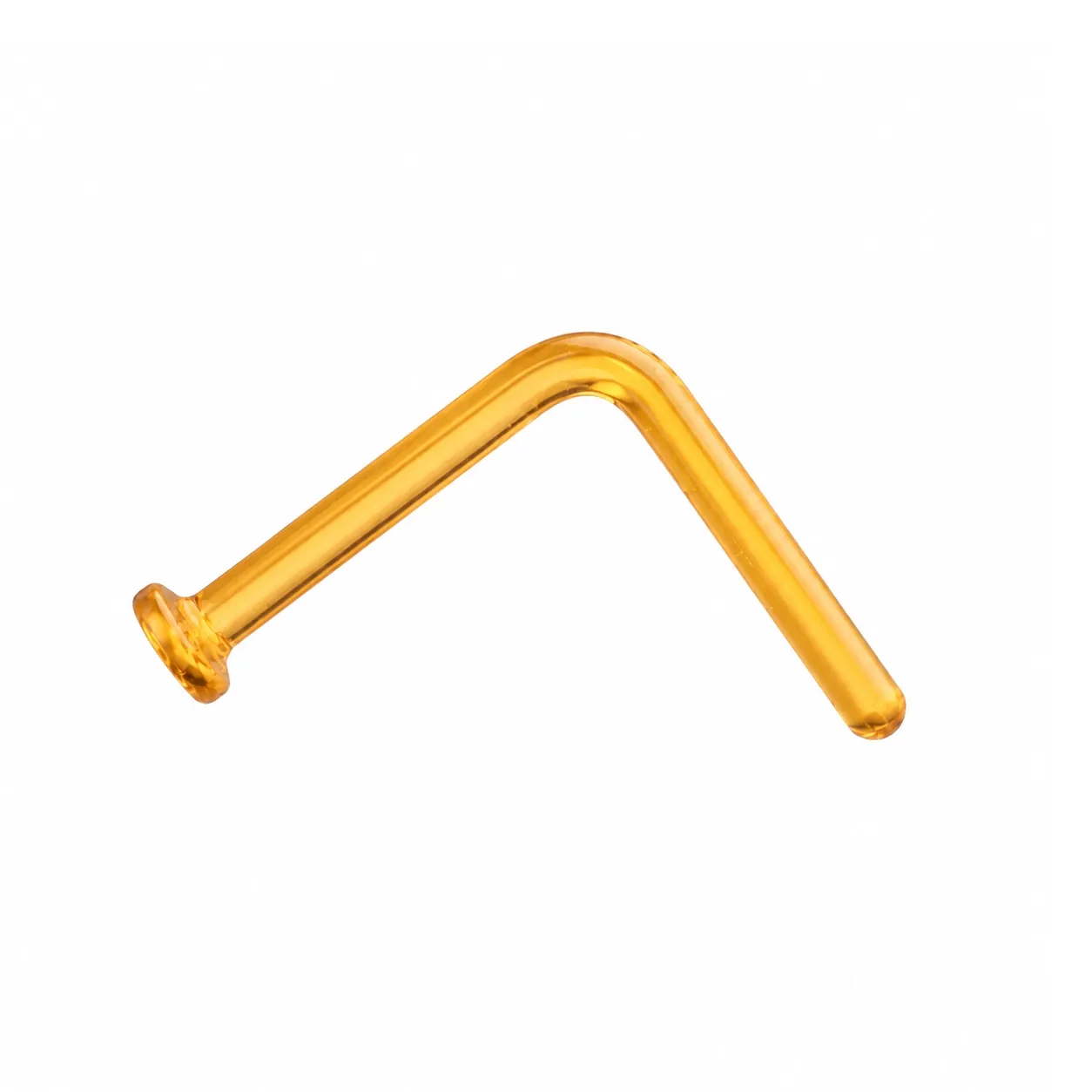 Glass Nostril Retainer - Amber