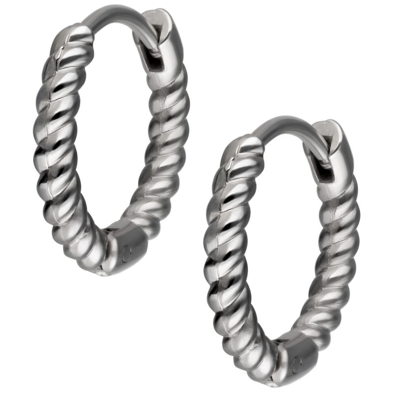 Little Hoops - Twisted Rope Little Hoops - Twisted Rope