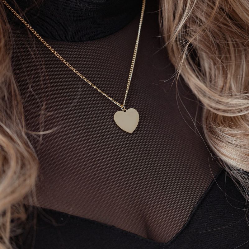 Simplicity Necklace - Gold Heart