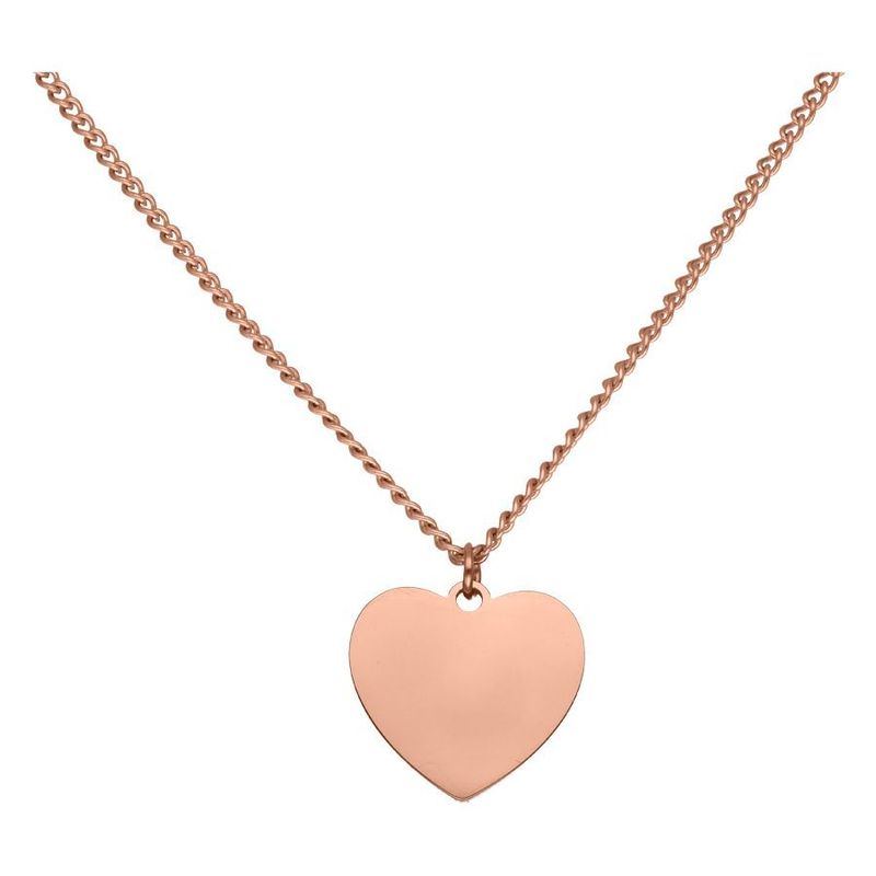 Simplicity Necklace - Rosegold Heart