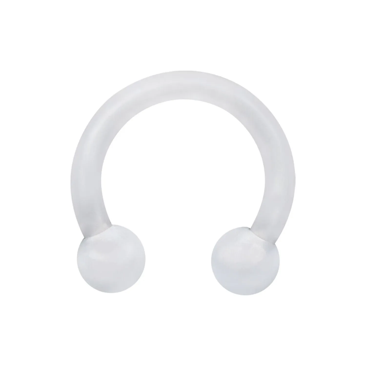 Bioplast Clear Circular Barbell Retainer - 1.2 & 1.6 mm Bioplast Clear Circular Barbell Retainer - 1.2 & 1.6 mm
