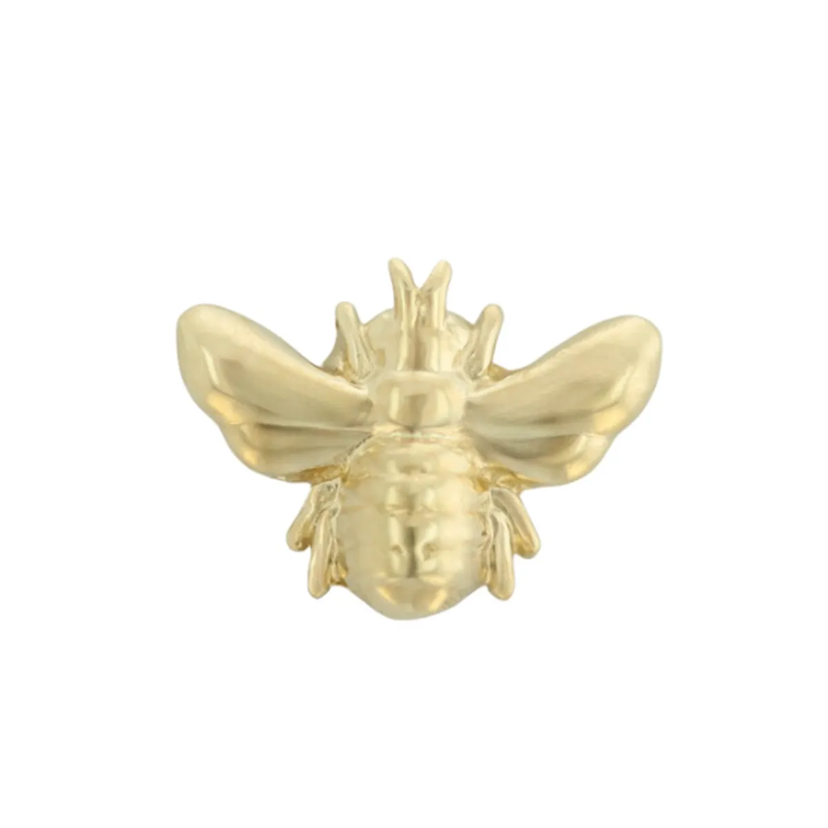 Industrial Strength 18K Solid Yellow Gold Threadless Bee End Industrial Strength 18K Solid Yellow Gold Threadless Bee End