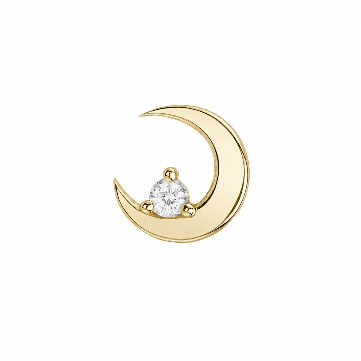 BVLA Nyx Moon 14k gold Threaded End - LEFT