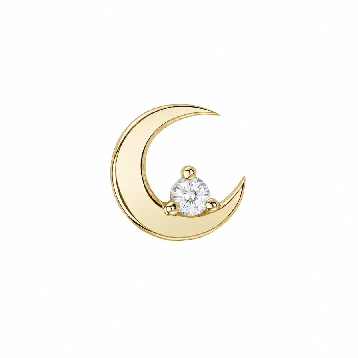 BVLA Nyx Moon 14k gold Threaded End - RIGHT
