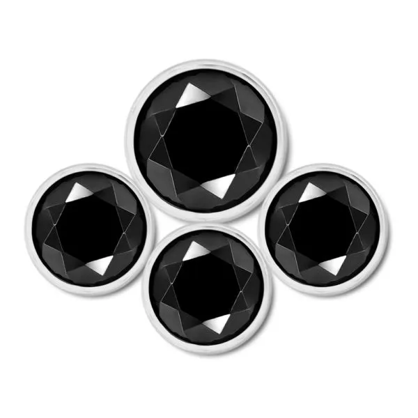 Inari Titanium Internally Threaded Lola 4 - Black CZ