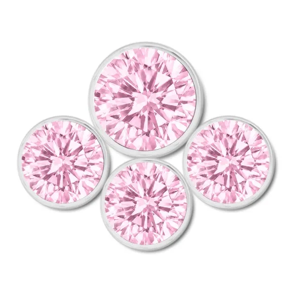 Inari Titanium Internally Threaded Lola 4 - Pink CZ