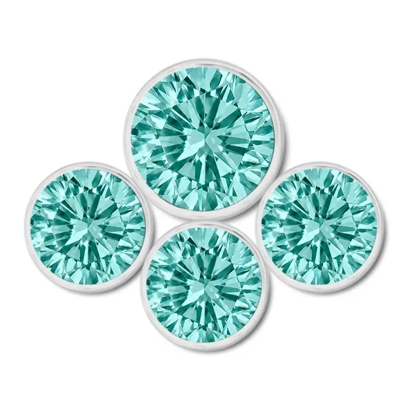 Inari Titanium Internally Threaded Lola 4 - Mint CZ